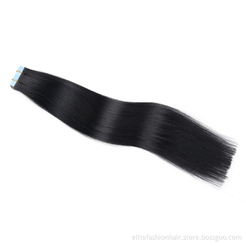 Double Drawn Tape In Extensions 100 Human Hair Silky Straight Wholesale Remy Tape Hair Extensions Seamless